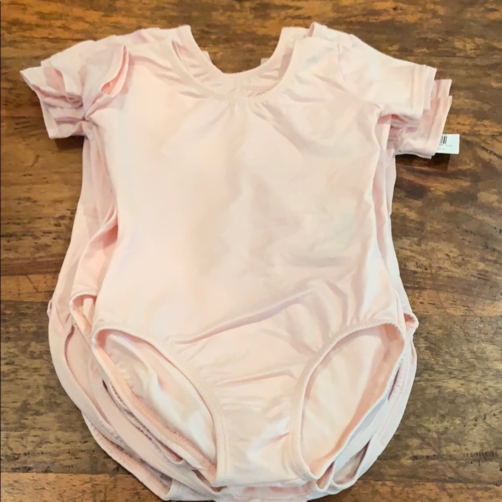 Girls Pink Leotard New